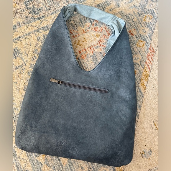 S-Q vegan leather Cecilia reversible hobo bag - Picture 5 of 7